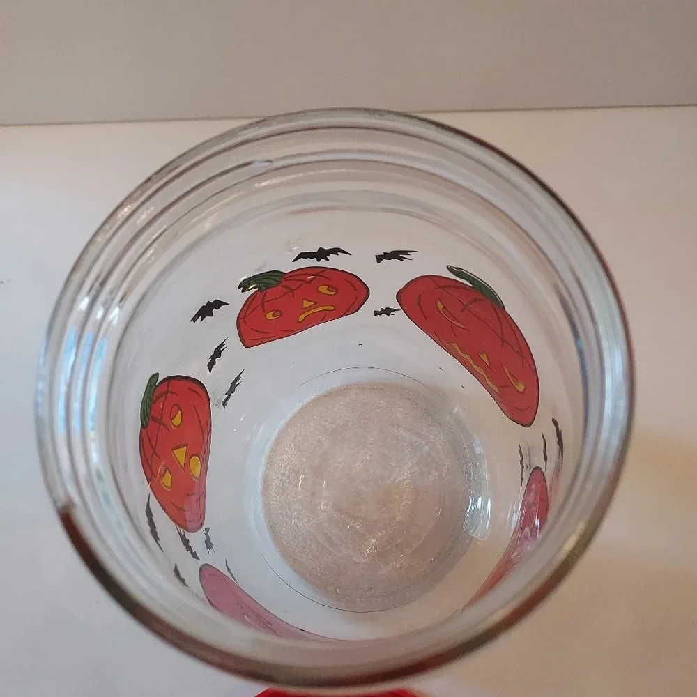 Vintage Glass Canister Pumpkins and Bats - Picture 10 of 10
